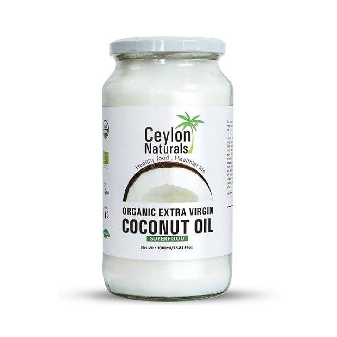 Ceylon Naturals Organic Extra Virgin Coconut Oil 1000ml