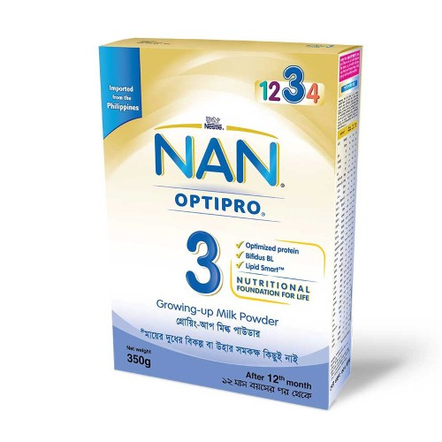 Nestle NAN OPTIPRO 3 Infant Formula Milk Powder (12 months+) 350g