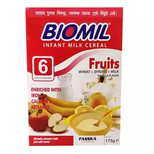 Biomil Infant Milk Cereal 3 Fruits (6 Months) 350g